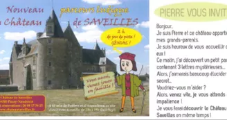 Visite des extérieurs et de la chapelle du château de Saveilles