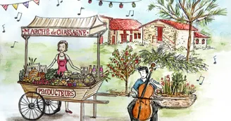 Marché paysan bio à la ferme