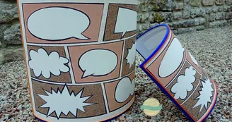 Exposition abat jour et objets déco en SABLE