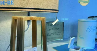 Exposition abat jour et objets déco en SABLE